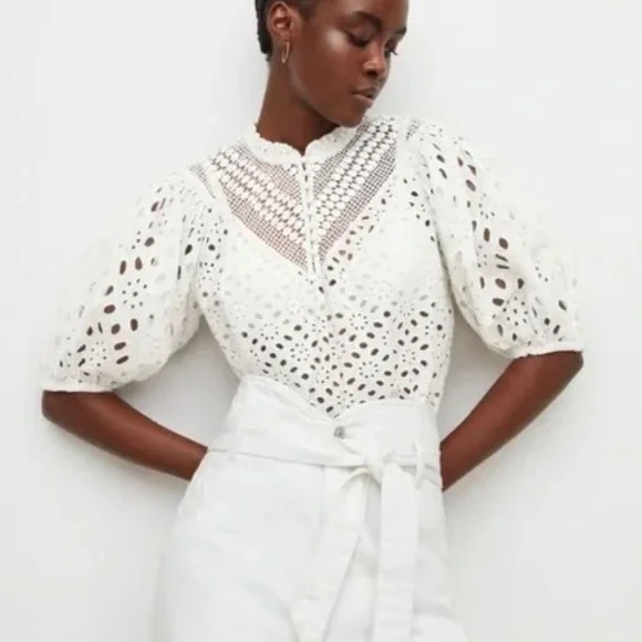 All Saints TILA top white size 12, New with tags - Picture 2 of 6